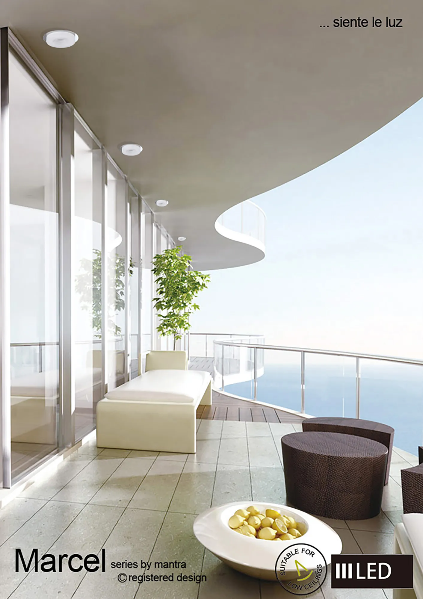 Marcel Recessed Ceiling Luminaires Mantra Fusion Round Recess Ceiling